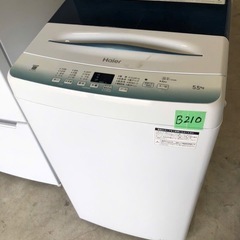 NO B210 🌈福岡市内配送設置無料✨🌈ハイアール 5.5kg 洗濯機 JW-U55HK 2023年製 一人暮らし 小型の画像