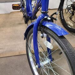 J9517Mixiu折りたたみ自転車folding bicycleブルー20インチ6段