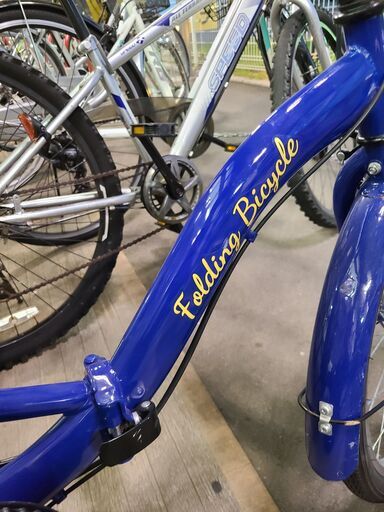 J9517Mixiu折りたたみ自転車folding bicycleブルー20インチ6段