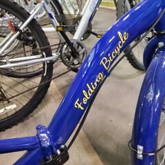 J9517　Mixiu　折りたたみ自転車　folding bicycle　ブルー　20インチ　6段変速　★店頭にて試乗可★ 簡易クリーニング済　【リユースのサカイ柏店】　 中古自転車 　流山市  松戸市 我孫子市 鎌ヶ谷市 船橋市 守谷市 取手市　の画像