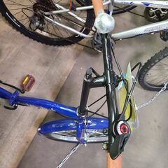 J9517　Mixiu　折りたたみ自転車　folding bicycle　ブルー　20インチ　6段変速　★店頭にて試乗可★ 簡易クリーニング済　【リユースのサカイ柏店】　 中古自転車 　流山市  松戸市 我孫子市 鎌ヶ谷市 船橋市 守谷市 取手市　の画像