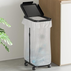 【新品未使用】ゴミ袋ホルダー 20L～90L対応 ゴミ箱 蓋付き...