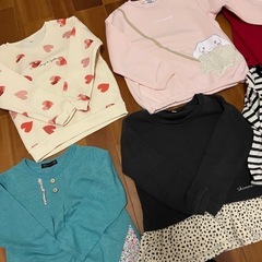 子供服　女の子　110サイズ　まとめ売り　シナモロール　シナモン　長袖　ワンピースの画像