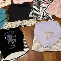 子供服　女の子　110サイズ　まとめ売り　シナモロール　シナモン　長袖　ワンピースの画像