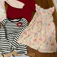 子供服　女の子　110サイズ　まとめ売り　シナモロール　シナモン　長袖　ワンピースの画像