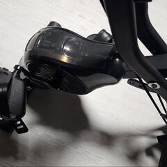 （日本企業）STEADY フィットネスバイク エアロバイク【バンド付き/静音/折りたたみ/】家庭用 スピンバイク ST143 ブラック
の画像
