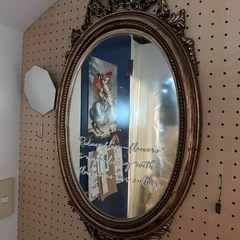【無料】ミラー　アンティーク