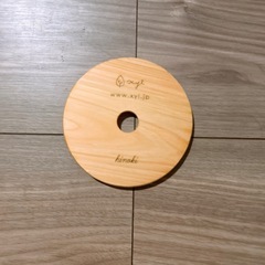 木のコースター