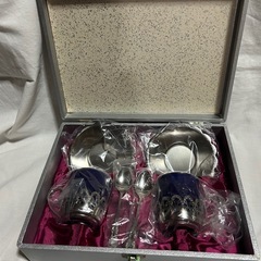 銀コーヒーペアカップ