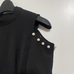 GRLのショルダーパールワンピース(ボウタイなし)です☺️の画像