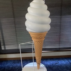 ソフトクリーム 特大 看板 置物 キッチンカー アイスクリーム ジェラート クレープ　の画像