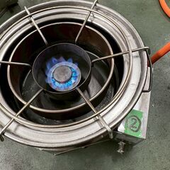 【SHINPO】 シンポ ガスコンロ こんろ機能付焼物器 焼肉 テーブルロースター埋込用 LPガス用 1LXC1C1L ② 鍋対応 N0863の画像
