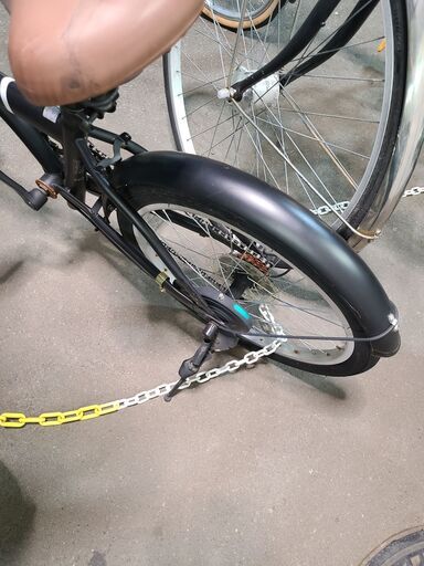J9524折りたたみ自転車ARCHNESSブラック20インチ6段変速☆店頭に