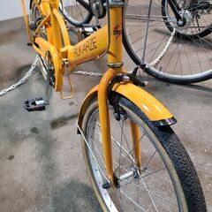 J9526　SEIKO　セイコー　折りたたみ自転車　RUKARZE　オレンジ　20インチ　★店頭にて試乗可★ 簡易クリーニング済　【リユースのサカイ柏店】　 中古自転車 　流山市  松戸市 我孫子市 鎌ヶ谷市 船橋市 守谷市 取手市　の画像