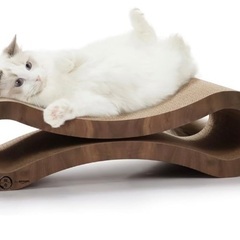 美品　by Amazon 猫壱 爪とぎ バリバリベッド 8 ダー...