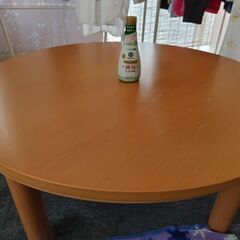 無印良品　こたつ付き丸テーブル