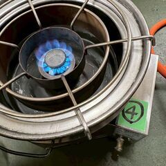 【SHINPO】 シンポ ガスコンロ こんろ機能付焼物器 焼肉 テーブルロースター埋込用 LPガス用 1LXC1C1L ④ 鍋対応 N0865の画像