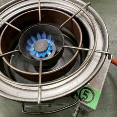 【SHINPO】 シンポ ガスコンロ こんろ機能付焼物器 焼肉 テーブルロースター埋込用 LPガス用 1LXC1C1L ⑤ 鍋対応 N0866の画像
