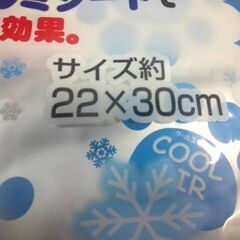★未使用 ペット用敷くだけ冷却マット ２枚セット クールエアマット Sサイズ 22×30㎝の画像