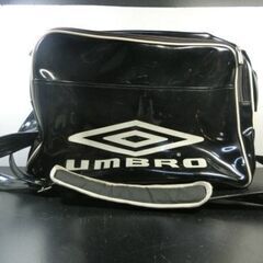 ★UｍBRO アンブロ エナメルバック スポーツバッグ 紺