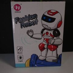 ★未使用 HONGJIE ファッション ロボット 音を出しながら光って動く 玩具 キッズ おもちゃの画像