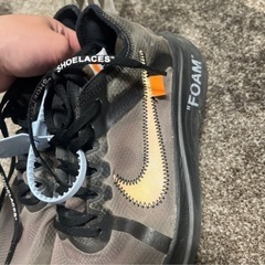 ナイキ NIKE ×オフホワイト ザテン ズームフライ 26.5cm スニーカー  