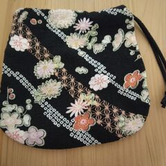 巾着袋　梅の画像