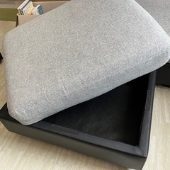 オットマン　2個セット　収納あり　　の画像