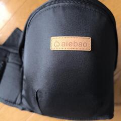 aiebao ヒップシート 黒　抱っこ紐