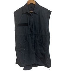 【JEANASIS 】 ストーンウオッシュミリタリーベスト