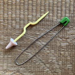 編み物　小物　3点　クローバー