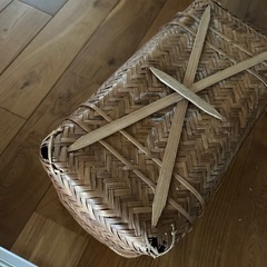 アンティークカゴバッグの画像