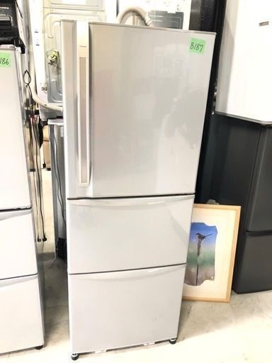 NO B187 ☆格安特価☆福岡市内配送設置無料☆TOSHIBA 東芝 3ドア