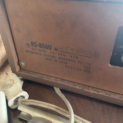 National Panasonic 8トラックデッキ RS-806Uの画像