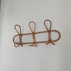 ラタン壁掛けフック