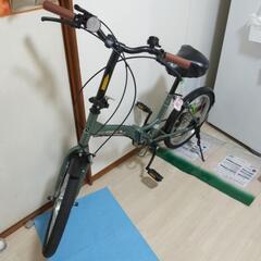 ギヤー付折りたたみ自転車