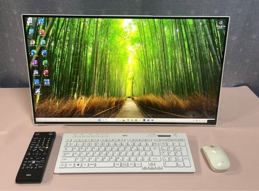 6186☆27インチ超大画面☆10世代Core i7☆NEC一体型PC HA700RAW