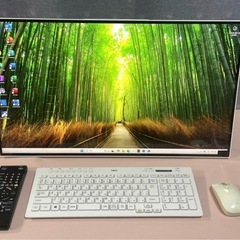 6186★27インチ超大画面★10世代Core i7★NEC一体型PC HA700RAW★テレビ★爆速NVME SSD 512GBの画像