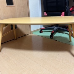 折りたたみ式 
木製 テーブル