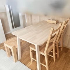 お譲り決定】 IKEA ダイニングテーブルセット