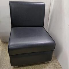  ソファ 1人用ソファ 黒 中古品 脚元３種類 一脚につき  