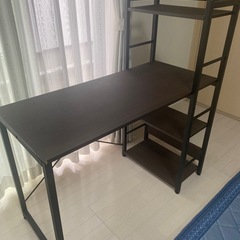 棚付きデスク