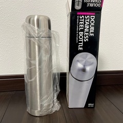 新品未使用？ダブルステンレスボトル スリムタイプ 水筒の画像