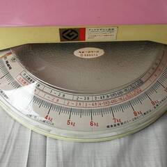 【中古品】レトロ　KUBOTA BABY SCALE クボタ ベビースケール 体重計の画像