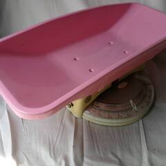 【中古品】レトロ　KUBOTA BABY SCALE クボタ ベビースケール 体重計の画像