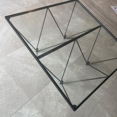 ガラス　センターテーブルの画像