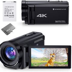 防水ビデオカメラ　4K　新品（開封済みですが未使用）