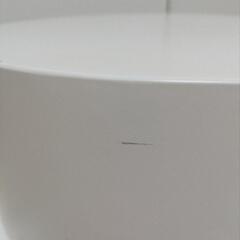 円柱タワー型サイドテーブル兼収納の画像
