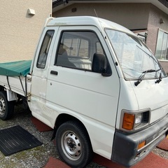 ダイハツ軽トラ平成4年ジャンボ　4WD　車検8年3月まであ…
