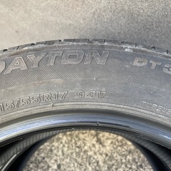 513-1)はめ替え込み！215/55R17 中古2本セット！DAYTON DT30の画像